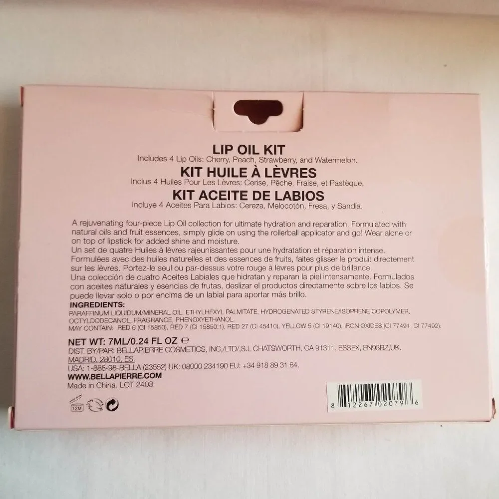 Bella Pierre Cosmetics - Lip Oil Kit